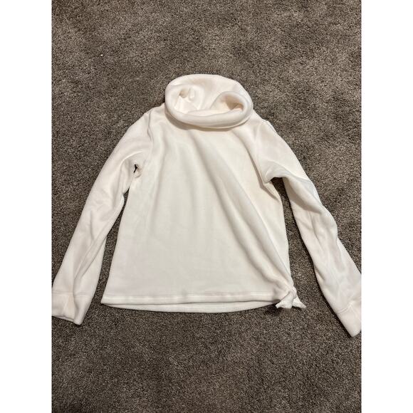 NWOT Old Navy Kid's White Cowl Neck Fleece Pullover Long Sleeve Size XL (14-16) - Picture 1 of 3